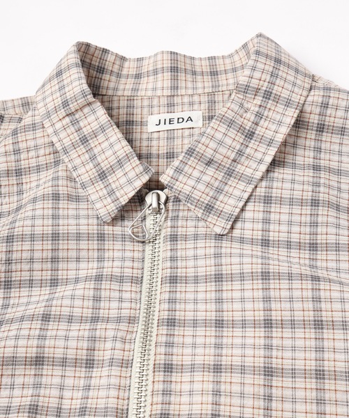 JIEDA（ジエダ）の「SEERSUCKER ZIP SHIRT（シャツ/ブラウス・メンズ・チェック・1/2）」の8枚目の写真