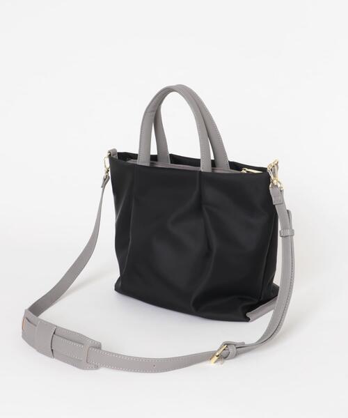 URBAN RESEARCH Sonny Label（アーバンリサーチサニーレーベル）の「『別注』Legato largo×Sonny Label　肩楽2WAYショルダーバッグ（ショルダーバッグ・レディース・ブラック/ネイビー/ベージュ・ONE）」の8枚目の写真