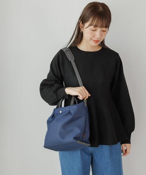 URBAN RESEARCH Sonny Label（アーバンリサーチサニーレーベル）の「『別注』Legato largo×Sonny Label　肩楽2WAYショルダーバッグ（ショルダーバッグ・レディース・ブラック/ネイビー/ベージュ・ONE）」の14枚目の写真