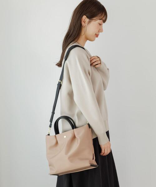 URBAN RESEARCH Sonny Label（アーバンリサーチサニーレーベル）の「『別注』Legato largo×Sonny Label　肩楽2WAYショルダーバッグ（ショルダーバッグ・レディース・ブラック/ネイビー/ベージュ・ONE）」の20枚目の写真