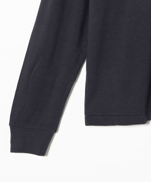 BEAMS F（ビームスエフ）の「ウール モックネック コンフォートフィット ロングスリーブ Tシャツ（Tシャツ/カットソー・メンズ・チャコールグレー/ブラウン/ブラック・XL/M/S/L）」の6枚目の写真