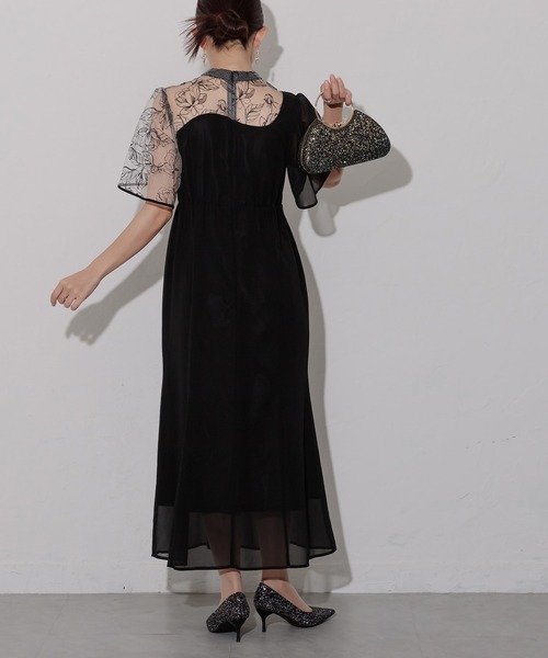 birei(ビレイ)の「ウェーブカットマーメイドドレス(ドレス・レディース・チャコール/ブラック・M)」の16枚目の写真