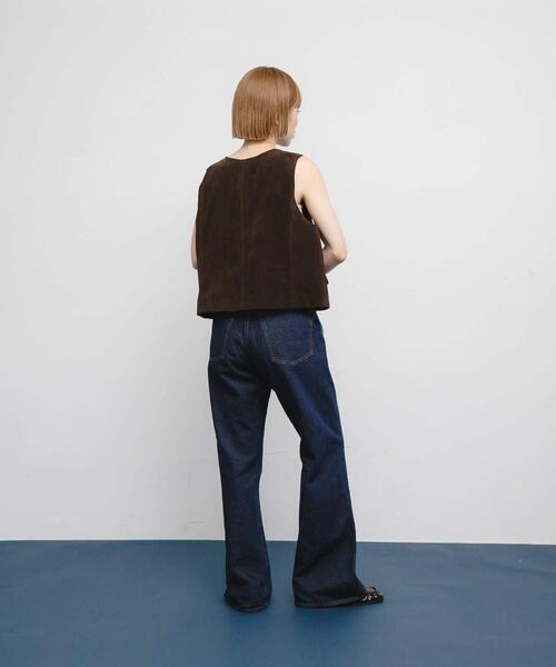 KBF（ケイビーエフ）の「ミニマルベスト（その他アウター・レディース・キャメル/ダークブラウン・ONE）」の20枚目の写真