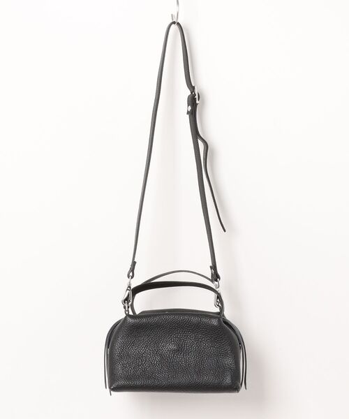 RIPANI(リパーニ)の「【RIPANI】ボックスシルエットレザーハンドバッグ(Q56521)(ハンドバッグ・レディース・ダークグレー/ブラック・ALL)」の3枚目の写真