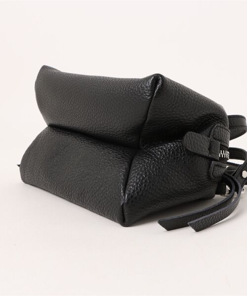 RIPANI(リパーニ)の「【RIPANI】ボックスシルエットレザーハンドバッグ(Q56521)(ハンドバッグ・レディース・ダークグレー/ブラック・ALL)」の4枚目の写真