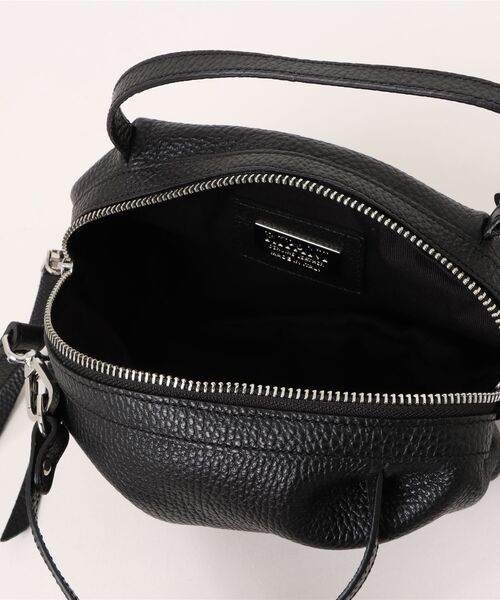 RIPANI(リパーニ)の「【RIPANI】ボックスシルエットレザーハンドバッグ(Q56521)(ハンドバッグ・レディース・ダークグレー/ブラック・ALL)」の5枚目の写真