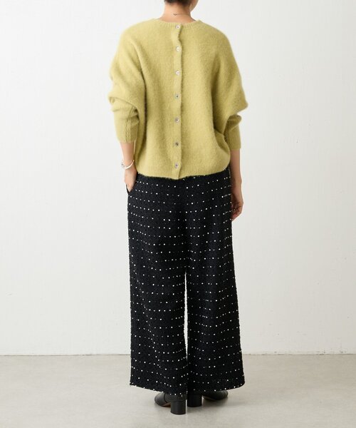 BEARDSLEY(ビアズリー)の「つぶつぶツイードウエストリブパンツ(その他パンツ・レディース・ブラック・0/1/2)」の12枚目の写真