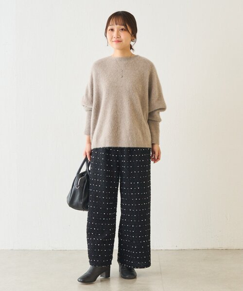 セール】つぶつぶツイードウエストリブパンツ（その他パンツ