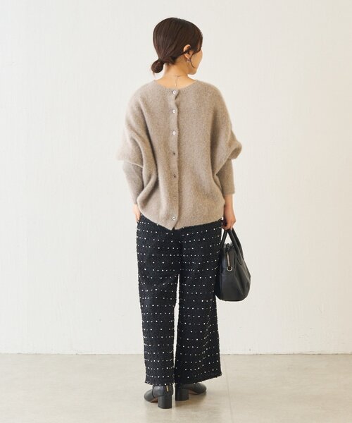 BEARDSLEY(ビアズリー)の「つぶつぶツイードウエストリブパンツ(その他パンツ・レディース・ブラック・0/1/2)」の21枚目の写真