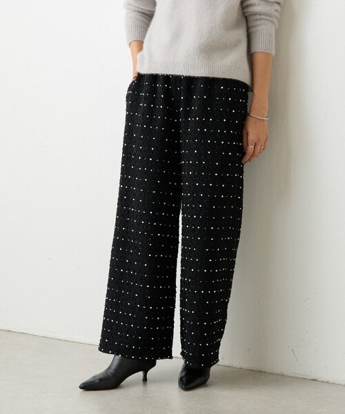 つぶつぶツイードウエストリブパンツ（その他パンツ）｜BEARDSLEY