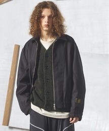 MAISON SPECIAL（メゾンスペシャル）の「《UNISEX》4 Colors Chambray Washable Wool Prime-Over Blouson 4色シャンブレーウォッシャブルウールプライムオーバーブルゾン【MAISON SPECIAL メゾンスペシャル】（ブルゾン）」