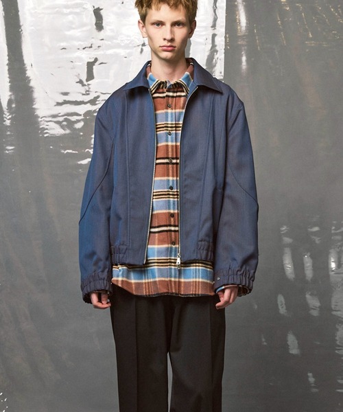 MAISON SPECIAL ウォッシャブルウールプライムオーバーブルゾン UNISEX》4 Colors Chambray Washable Wool Prime-Over Blouson/4色