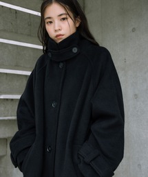 haek(ハク)のmelton long coat/メルトンロングコート(その他アウター)