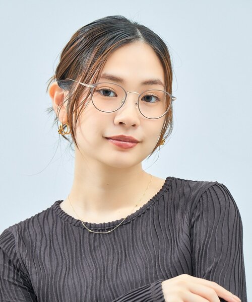 UNITED ARROWS（ユナイテッドアローズ）の「Zoff｜UNITED ARROWS｜ボストン型 メガネ [Casual] 伊達メガネ 度付き[レンズ交換券付き]ユニセックス  ユナイテッドアローズ（メガネ・レディース・ブラウン系その他/ブラウン/ブラック系その他6・FREE）」の2枚目の写真