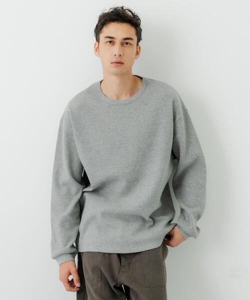 URBAN RESEARCH(アーバンリサーチ)の「度詰めワッフルロングスリーブ(Tシャツ/カットソー・メンズ・ホワイト/ライトグレー/ブラック/オートミール・SMALL/MEDIUM/LARGE/X-LARGE)」の12枚目の写真