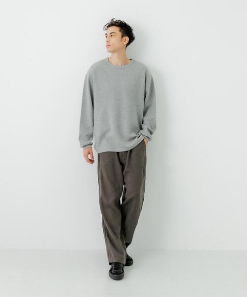 URBAN RESEARCH(アーバンリサーチ)の「度詰めワッフルロングスリーブ(Tシャツ/カットソー・メンズ・ホワイト/ライトグレー/ブラック/オートミール・SMALL/MEDIUM/LARGE/X-LARGE)」の17枚目の写真