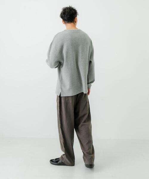 URBAN RESEARCH(アーバンリサーチ)の「度詰めワッフルロングスリーブ(Tシャツ/カットソー・メンズ・ホワイト/ライトグレー/ブラック/オートミール・SMALL/MEDIUM/LARGE/X-LARGE)」の19枚目の写真