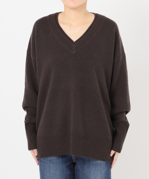 セール】ウールカシミヤ Vネックニット（ニット/セーター）｜Spick