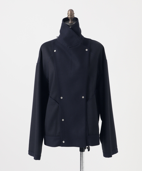 COGTHEBIGSMOKE(コグザビッグスモーク)の「COG THE BIGSMOKE/コグザビッグスモーク MACKENZIE OVERSIZED BIKER JK(その他アウター・レディース・ネイビー・FREE)」の20枚目の写真