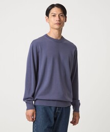 green label relaxing | Super 120's ハイゲージ クルーネック ニット(ニット/セーター)