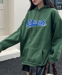 ARCADE（アーケード）の「韓国風 春服 オーバーサイズ カレッジロゴ フーディー スウェット パーカー -ARCADE Limited Line-（パーカー）」