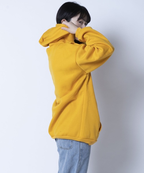 ARCADE（アーケード）の「韓国風 春服 オーバーサイズ カレッジロゴ フーディー スウェット パーカー -ARCADE Limited Line-（パーカー・レディース・グレー/グリーン/イエロー・FREE）」の15枚目の写真