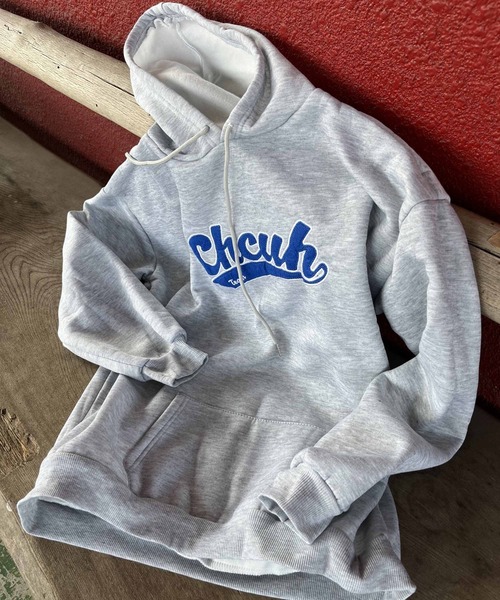 ARCADE（アーケード）の「韓国風 春服 オーバーサイズ カレッジロゴ フーディー スウェット パーカー -ARCADE Limited Line-（パーカー・レディース・グレー/グリーン/イエロー・FREE）」の21枚目の写真