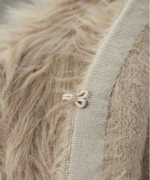 Marilyn Moon（マリリンムーン）の「2way shaggy knit vest（ベスト・レディース・ブラウン/ベージュ/ブラック・FREE）」の18枚目の写真