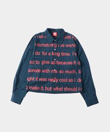 WHO'S WHO gallery | Sourcreamメッセージ長袖シャツ(シャツ/ブラウス)