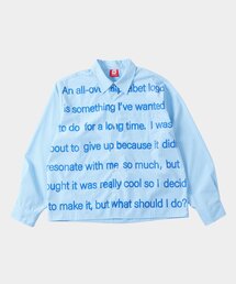 Sourcream | Sourcreamメッセージ長袖シャツ(シャツ/ブラウス)