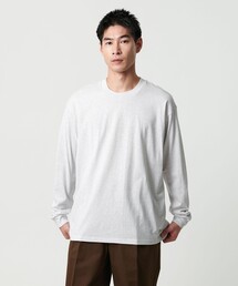 green label relaxing（グリーンレーベルリラクシング）の「＜GOAT＞7オンス ロングスリーブ Tシャツ（Tシャツ/カットソー・メンズ）」