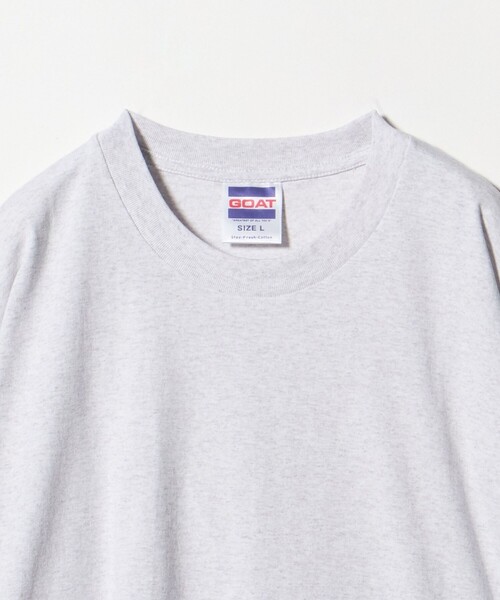 green label relaxing(グリーンレーベルリラクシング)の「<GOAT>7オンス ロングスリーブ Tシャツ(Tシャツ/カットソー・メンズ・ライトグレー/ブラック/ホワイト/ダークグレー/グレー系/レッド・M/XL/L/S)」の18枚目の写真