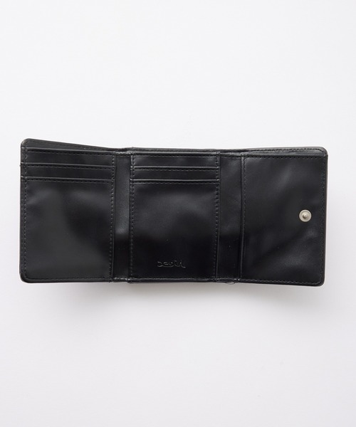 X-girl(エックスガール)の「XG EMBLEM BUCKLE FAUX LEATHER MINI WALLET(財布・レディース・ブラック/ブラウン/ライトパープル・ONE SIZE)」の7枚目の写真