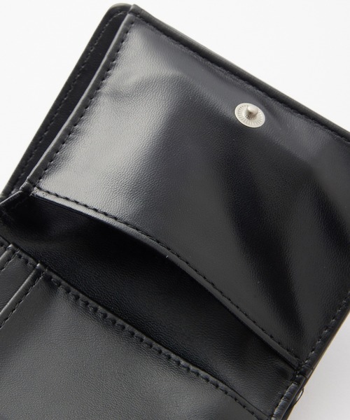 X-girl(エックスガール)の「XG EMBLEM BUCKLE FAUX LEATHER MINI WALLET(財布・レディース・ブラック/ブラウン/ライトパープル・ONE SIZE)」の8枚目の写真