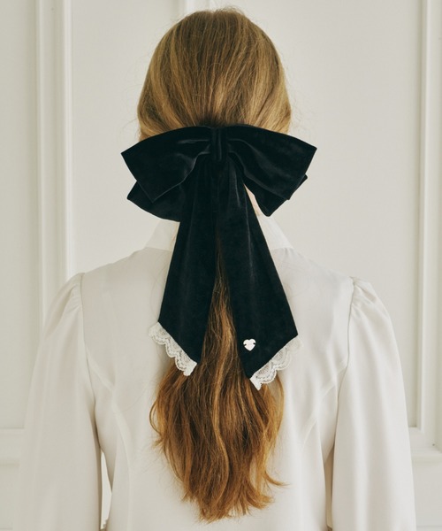 idem（イデム）の「【 新色追加 / 4色展開 】big ribbon barrette / ビッグリボンバレッタ（バレッタ/ヘアクリップ・レディース・その他/ブラック/ブラウン/アイボリー・FREE）」の3枚目の写真