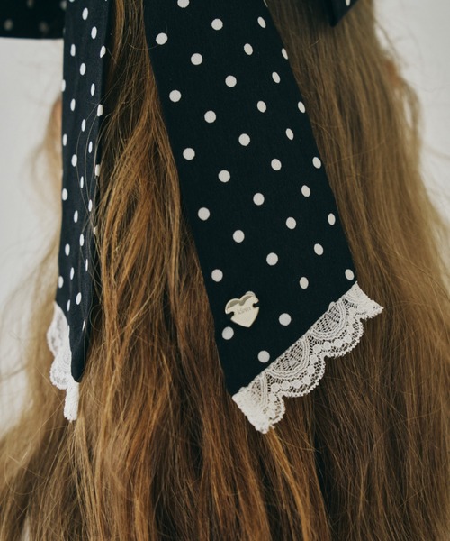 idem（イデム）の「【 新色追加 / 4色展開 】big ribbon barrette / ビッグリボンバレッタ（バレッタ/ヘアクリップ・レディース・その他/ブラック/ブラウン/アイボリー・FREE）」の9枚目の写真