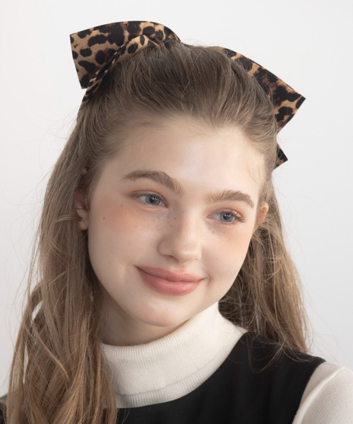 idem（イデム）の「【 新色追加 / 4色展開 】big ribbon barrette / ビッグリボンバレッタ（バレッタ/ヘアクリップ・レディース・その他/ブラック/ブラウン/アイボリー・FREE）」の20枚目の写真