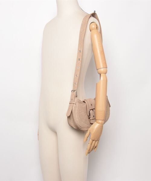 TITTY&CO.（ティティーアンドコー）の「ベルトショルダーバッグ（ショルダーバッグ・レディース・ベージュ/ホワイト/ブラック・FREE）」の15枚目の写真