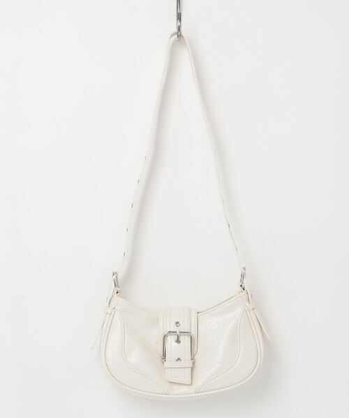 TITTY&CO.（ティティーアンドコー）の「ベルトショルダーバッグ（ショルダーバッグ・レディース・ベージュ/ホワイト/ブラック・FREE）」の16枚目の写真