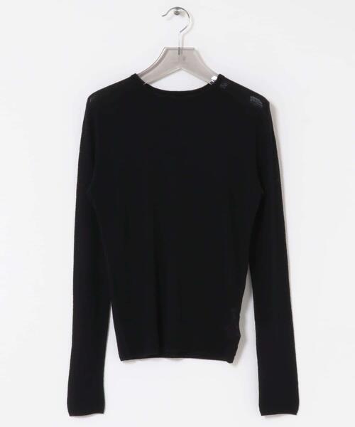 URBAN RESEARCH（アーバンリサーチ）の「new basic　LOA THERMAL CREWKNIT（ニット/セーター・レディース・ブラック/カーキ/オフホワイト・FREE）」の2枚目の写真