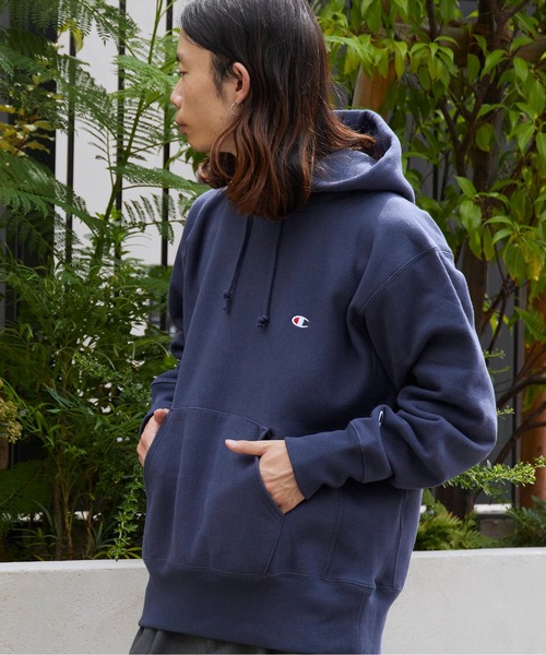 Champion チャンピオン 長袖フーデッドスウェット Champion] フード スウェット トップス 長袖 丸首 Loose Fit