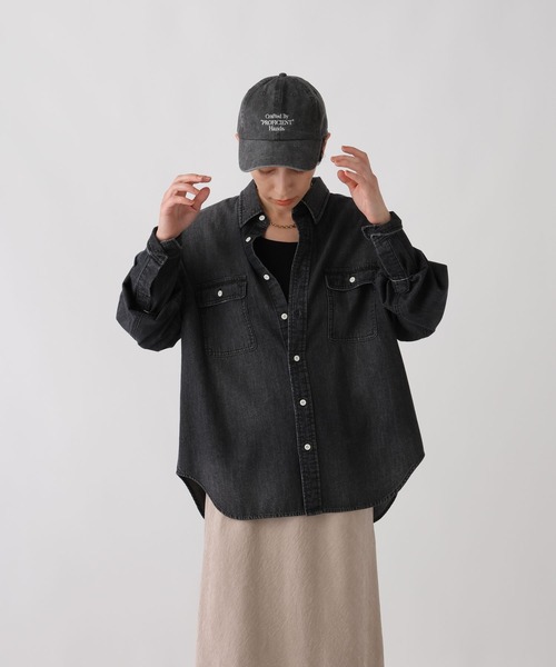 studio CLIP(スタディオクリップ)の「《ウタオ》OVERLAND CAP(キャップ・レディース・ブラック/カーキ・FREE)」の13枚目の写真