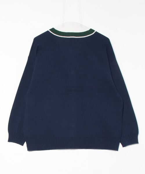 NEW BALANCE（ニューバランス）の「ラインニットカーディガン（カーディガン/ボレロ・レディース・ライトグレー/ネイビー/ダークグリーン・LARGE/MEDIUM/X-LARGE/SMALL）」の15枚目の写真