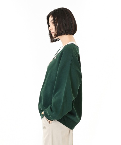 セール】ラインニットカーディガン（カーディガン/ボレロ）｜New