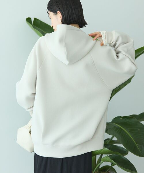 AMERICAN HOLIC（アメリカンホリック）の「ダンボールポンチZIPパーカー（パーカー・レディース・ブラック/杢グレー/グレイッシュベージュ/グレー系その他2・M/L）」の12枚目の写真