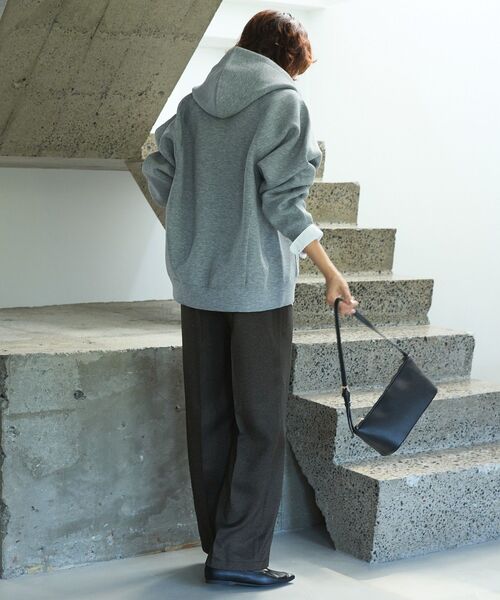 AMERICAN HOLIC（アメリカンホリック）の「ダンボールポンチZIPパーカー（パーカー・レディース・ブラック/杢グレー/グレイッシュベージュ/グレー系その他2・M/L）」の22枚目の写真