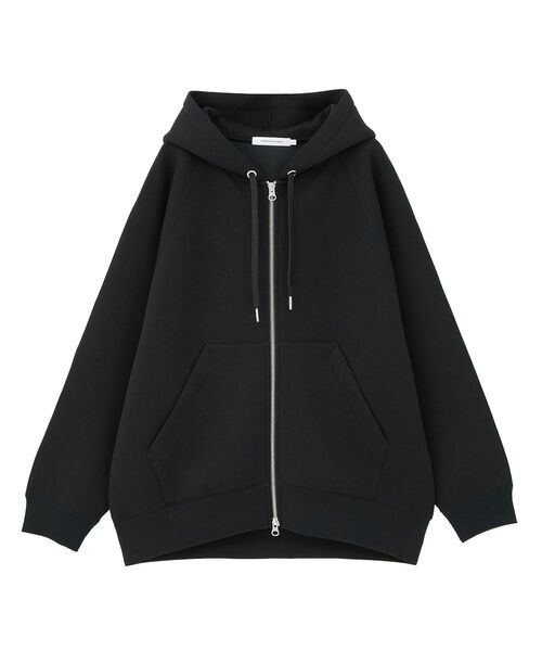 AMERICAN HOLIC（アメリカンホリック）の「ダンボールポンチZIPパーカー（パーカー・レディース・ブラック/杢グレー/グレイッシュベージュ/グレー系その他2・M/L）」の7枚目の写真