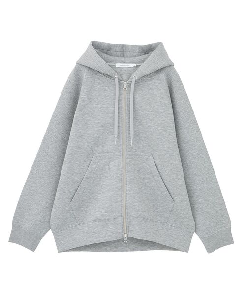 AMERICAN HOLIC（アメリカンホリック）の「ダンボールポンチZIPパーカー（パーカー・レディース・ブラック/杢グレー/グレイッシュベージュ/グレー系その他2・M/L）」の6枚目の写真