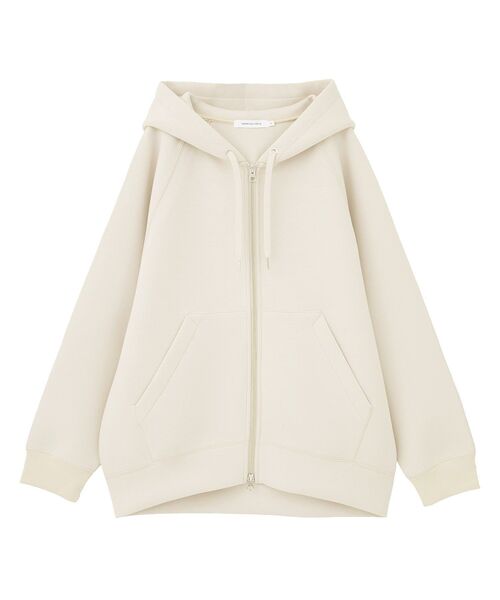 AMERICAN HOLIC（アメリカンホリック）の「ダンボールポンチZIPパーカー（パーカー・レディース・ブラック/杢グレー/グレイッシュベージュ/グレー系その他2・M/L）」の5枚目の写真