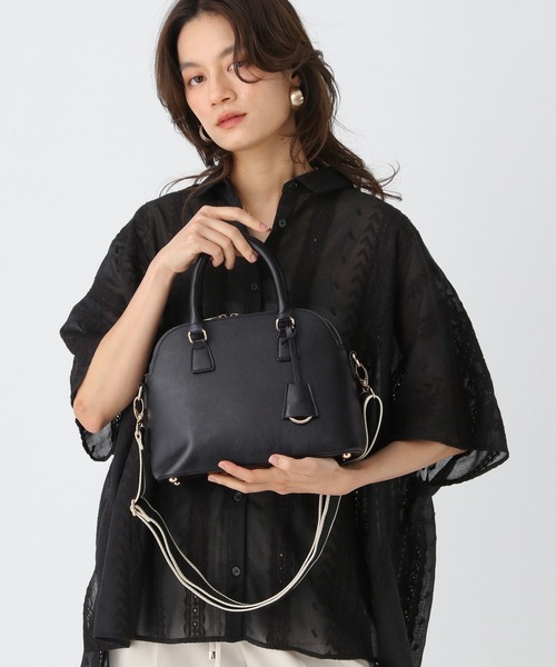 Elura(エルーラ)の「リュクスラインテープバッグ/579686(ハンドバッグ・レディース・ベージュ/ブラック/ダークブラウン/キャメル・ONE SIZE)」の18枚目の写真